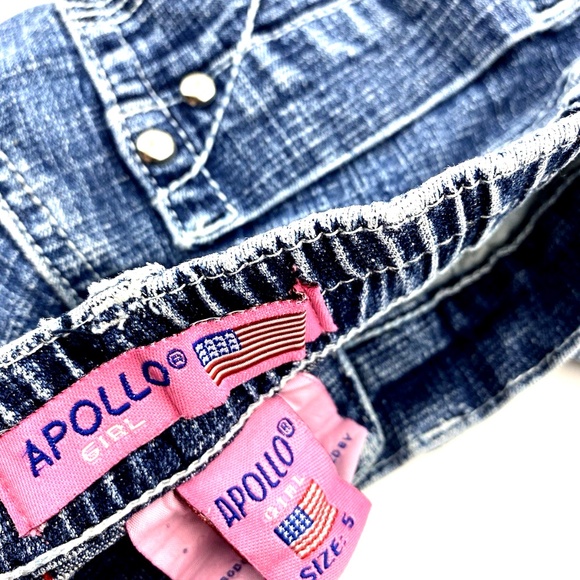 Girls Shorts Capri Size 5 Children Kids Bottoms Snap Apollo Elastic Pockets - Picture 6 of 7